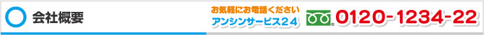 アンシンサービス24 会社概要